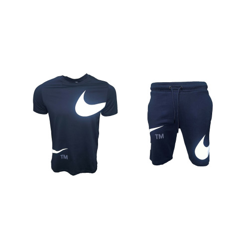 Nike Swoosh  Shorts + T-shirt Dark Blue